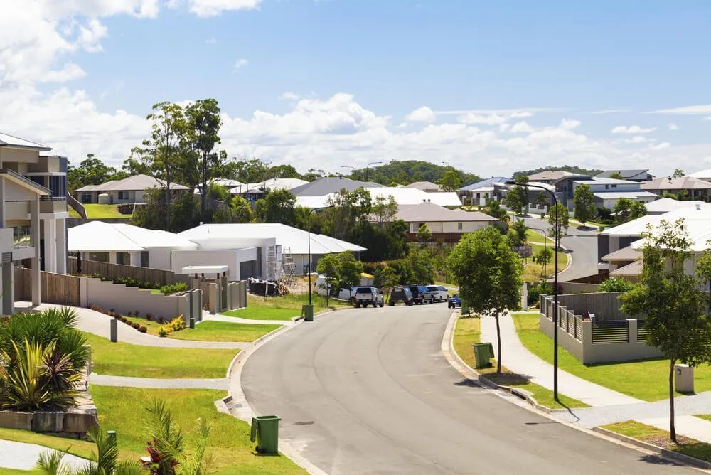 Suburban neighbourhood in Australia 1920w 1