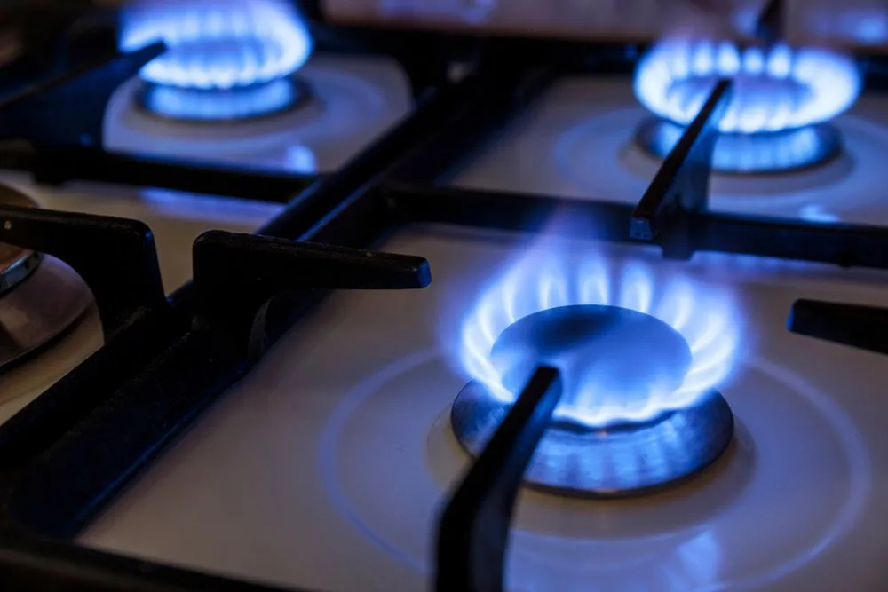 gas burner with open flames 1920w